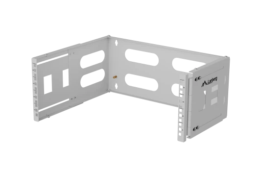 Lanberg Folding Bracket Wall-mount 19" 4U 497x400 / 240, Grey