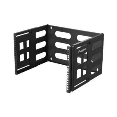 Lanberg Folding Bracket Wall-mount 19" 6U 497x400 / 240, Black