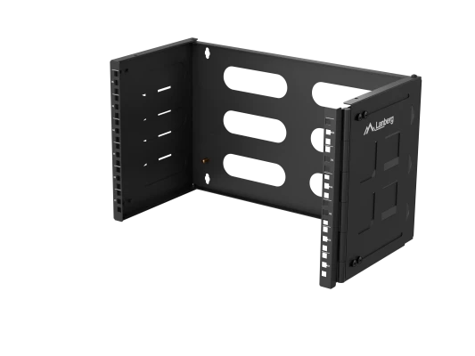 Lanberg Folding Bracket Wall-mount 19" 6U 497x400 / 240, Black