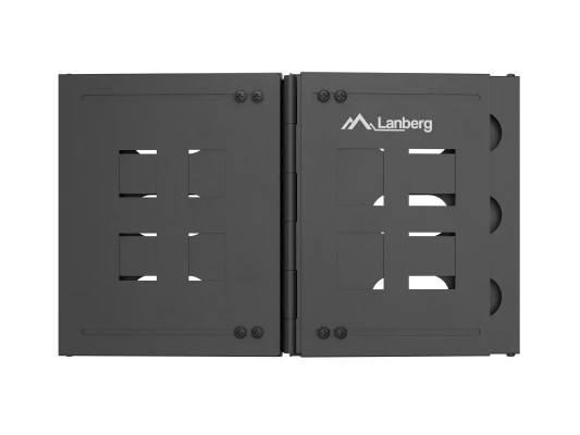 Lanberg Folding Bracket Wall-mount 19" 6U 497x400 / 240, Black