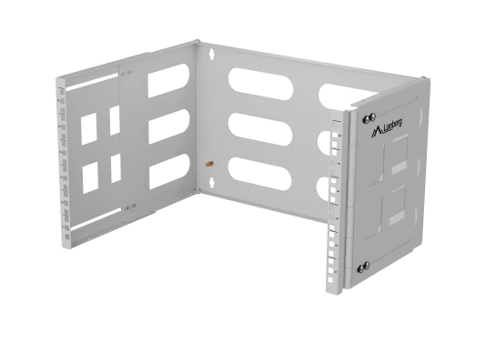 Lanberg Folding Bracket Wall-mount 19" 6U 497x400 / 240, Grey