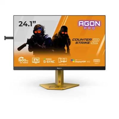 AOC CS24A  |  24 "  |  TN  |  FHD  |  16:9  |  610 Гц  |  0.5 мс  |  1920 x 1080 пикселей  |  500 кд / м²  |  Количество HDMI портов 2  |  Черный / Оранжевый