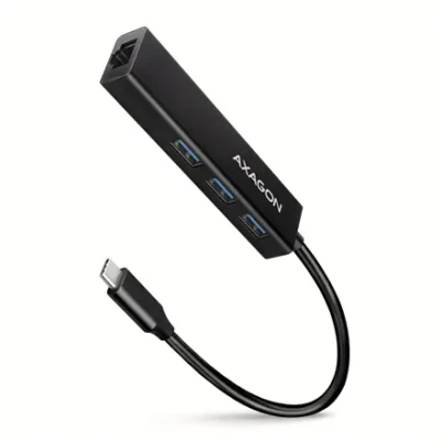 AXAGON HMC-GL3A SuperSpeed USB-C hub + gigabit LAN