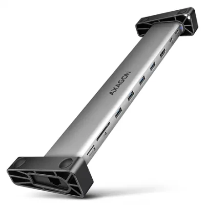 Хаб AXAGON HMC-10HLS USB-C 5Gbps LONGER 9in1