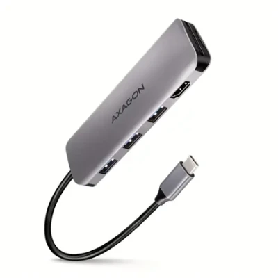 AXAGON HMC-HCR3A SuperSpeed USB-C COMBO 5in1 hub