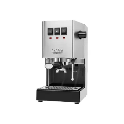 Gaggia  |  Espresso Machine with Milk Frother  |  Classic E24 RI9481 / 11  |  15 bar  |  Semi-Automatic  |  Brushed Stainless Steel
