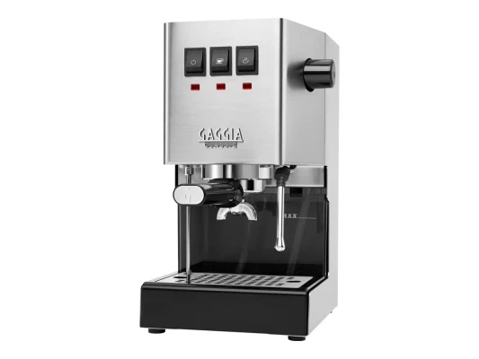 Gaggia  |  Espresso Machine with Milk Frother  |  Classic E24 RI9481 / 11  |  15 bar  |  Semi-Automatic  |  Brushed Stainless Steel