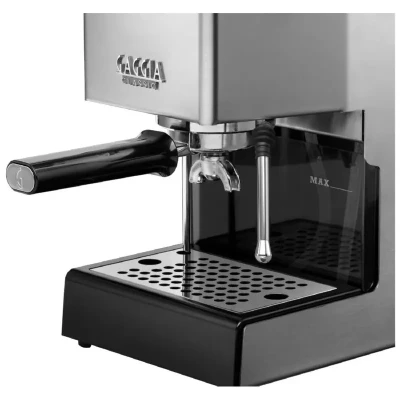 Gaggia  |  Espresso Machine with Milk Frother  |  Classic E24 RI9481 / 11  |  15 bar  |  Semi-Automatic  |  Brushed Stainless Steel