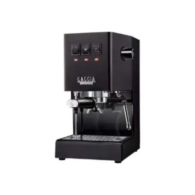 Gaggia  |  Coffee Machine  |  RI9481 / 14 Classic E24  |  Pump pressure 15 bar  |  Built-in milk frother  |  Semi-automatic  |  Thunder Black