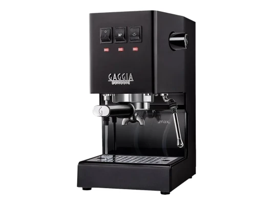 Gaggia  |  Coffee Machine  |  RI9481 / 14 Classic E24  |  Pump pressure 15 bar  |  Built-in milk frother  |  Semi-automatic  |  Thunder Black