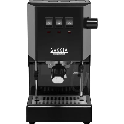 Gaggia  |  Coffee Machine  |  RI9481 / 14 Classic E24  |  Pump pressure 15 bar  |  Built-in milk frother  |  Semi-automatic  |  Thunder Black
