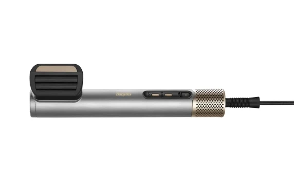 BABYLISS  |  Hair styling comb  |  Air Wand AS6555E  |  Ion conditioning  |  Number of heating levels 4  |  1600 W  |  Chrome