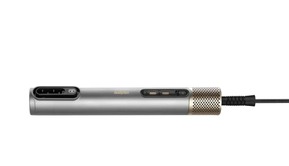 BABYLISS  |  Hair styling comb  |  Air Wand AS6555E  |  Ion conditioning  |  Number of heating levels 4  |  1600 W  |  Chrome