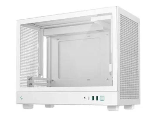 Deepcool korpuss  |  CH160 PLUS WH  |  Balts  |  Micro ATX  |  Barošanas avots nav iekļauts