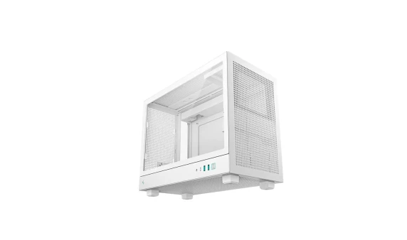 Deepcool korpuss  |  CH160 PLUS WH  |  Balts  |  Micro ATX  |  Barošanas avots nav iekļauts