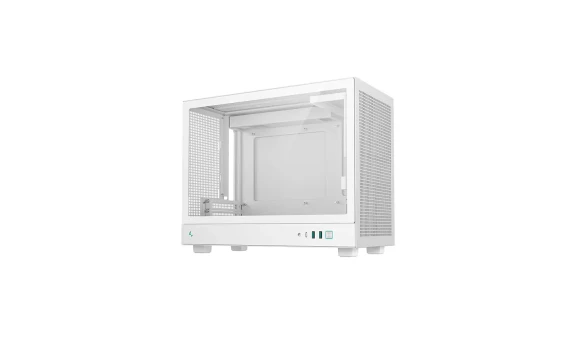 Deepcool korpuss  |  CH160 PLUS WH  |  Balts  |  Micro ATX  |  Barošanas avots nav iekļauts