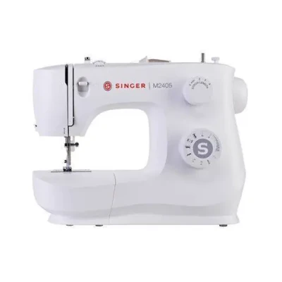 Singer M2405 Sewing Machine, 8 Stitches, White