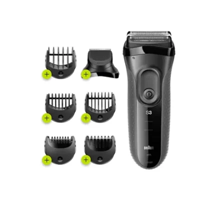 Braun Shave&Style Shaver  |  3000BT Series 3  |  Operating time (max) 45 min  |  NiMH  |  Black