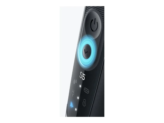 Braun 52-B1000s Series 5 Shaver, Black / Blue