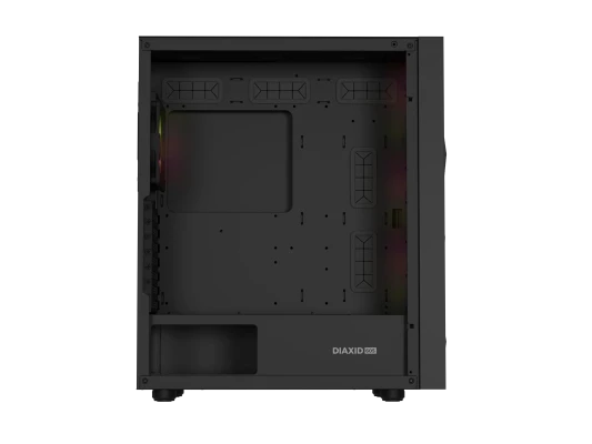 Genesis Gaming PC korpuss  |  Diaxid 605 ARGB  |  Melns  |  Midi Tower  |  Baro avots nav iekļauts