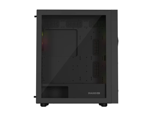 Genesis Gaming PC korpuss  |  Diaxid 605 ARGB  |  Melns  |  Midi Tower  |  Baro avots nav iekļauts