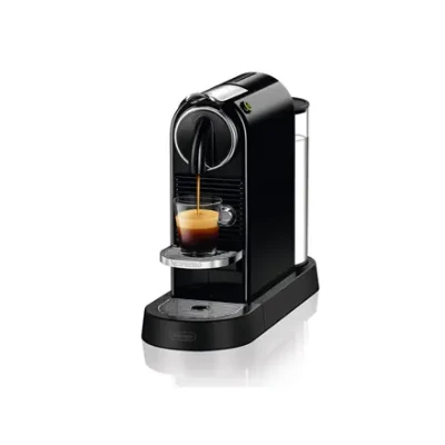 Delonghi  |  Nespresso kafijas automāts  |  EN167.B  |  Sūknēšanas spiediens 19 bāri  |  Kapsula  |  1260 W  |  Melns