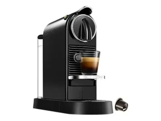 Delonghi  |  Nespresso kafijas automāts  |  EN167.B  |  Sūknēšanas spiediens 19 bāri  |  Kapsula  |  1260 W  |  Melns
