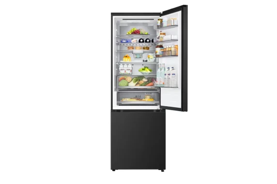 LG GBBW726CEV Refrigerator, C, Free-standing, Combi, Height 2.03 m, Net fridge 279 L, Net freezer 139 L, Graphite steel