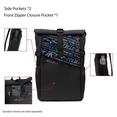 Asus BP4701 ROG BACKPACK / 15_17  |  Asus BP4701  |  Notebook carrying backpack  |  Fits up to size 17 "  |  Backpack  |  Black
