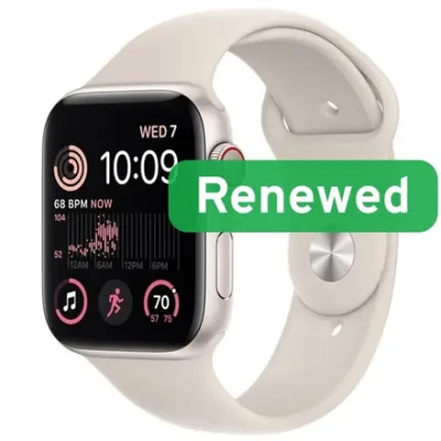 Grade B  |  Apple Watch SE2 LTE 40mm  |  1.57" Retina OLED LTPO  |  LTE  |  Starlight  |  watchOS  |  Apple Renew