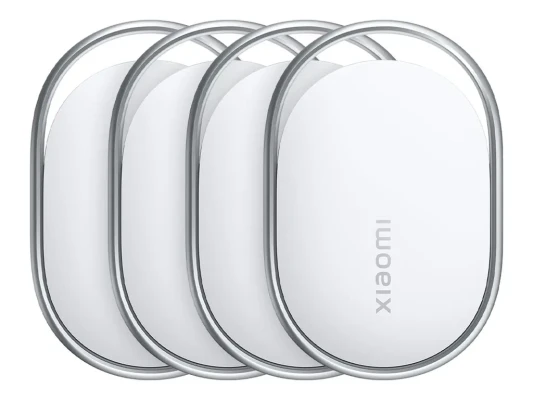 Xiaomi Tag Bluetooth Tracker 4-Pack  |  BHR08SKGL  |  NFC  |  Apple Find My  /  Google Find Hub  |  IP67  |  White / Silver