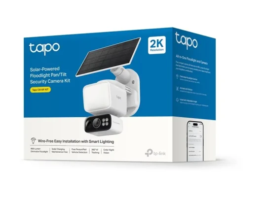 TP-Link Tapo C615F KIT Solar-Powered Floodlight Pan / Tilt Security Camera Kit  |  TP-LINK