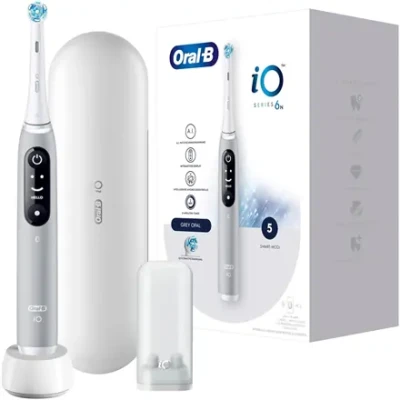 Oral-B Electric Toothbrush  |  iO6s  |  Rechargeable  |  For adults  |  Number of brush heads included 2  |  Number of teeth brushing modes 5  |  Grey
