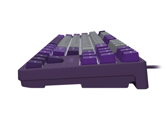 Fury  |  Kanabo K2  |  Gaming Keyboard  |  Wired  |  US  |  Gray / Purple  |  USB Type-A  |  Linear