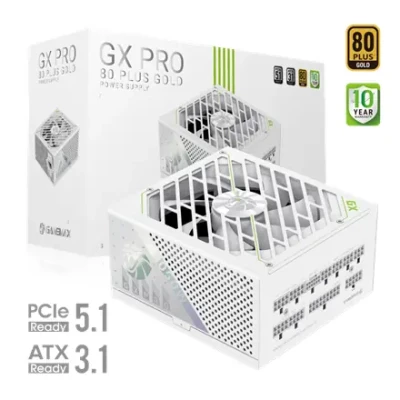 Gamemax  |  PSU  |  GX PRO 1050G WH  |  1050W  |  Gold  |  Full Modular  |  White
