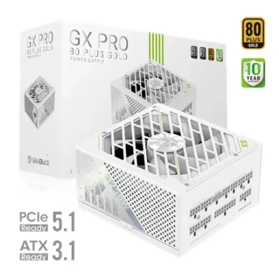 Gamemax  |  PSU  |  GX PRO 1250G WH  |  1250W  |  Gold  |  Full Modular  |  White