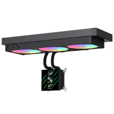 GameMax  |  GLACIER 360 LCD  |  CPU Liquid Cooler  |  Intel / AMD  |  Black