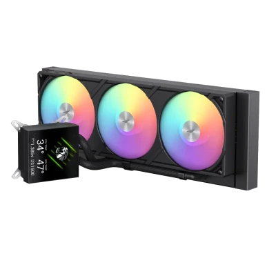 GameMax  |  GLACIER 360 LCD  |  CPU Liquid Cooler  |  Intel / AMD  |  Black