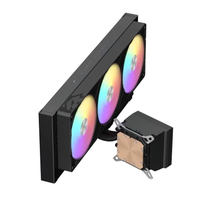 GameMax  |  GLACIER 360 LCD  |  CPU Liquid Cooler  |  Intel / AMD  |  Black