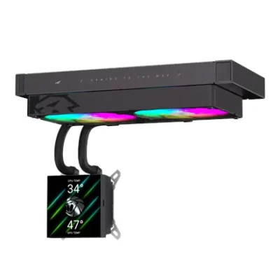 GameMax  |  GLACIER 240 LCD  |  CPU Liquid Cooler  |  Intel / AMD  |  Black