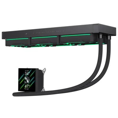 GameMax  |  HAILSTORM 360 LCD  |  CPU Liquid Cooler  |  Black