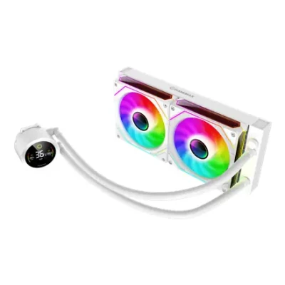 Gamemax  |  CPU Liquid cooler  |  ICEBURG 240 DIGITAL  |  White