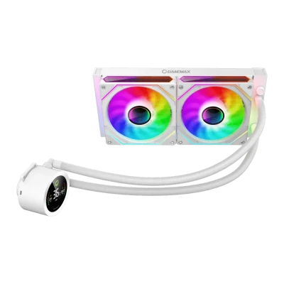 Gamemax  |  CPU Liquid cooler  |  ICEBURG 240 DIGITAL  |  White