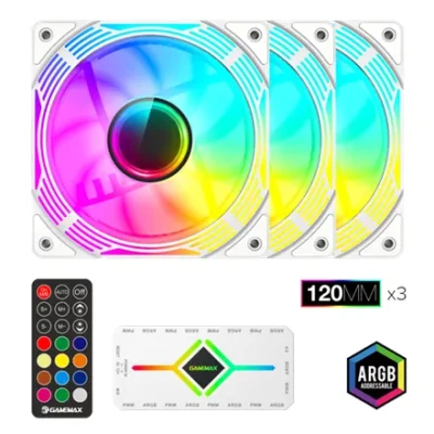Gamemax  |  KF300 WH  |  Cooling Fan  |  White