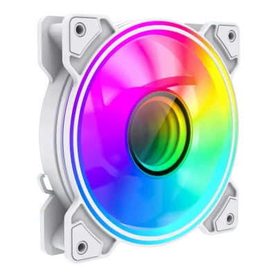 GameMax Dual Ring Infinity  |  Cooling Fan  |  White