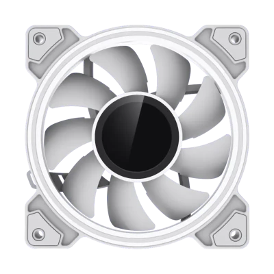 GameMax Dual Ring Infinity  |  Cooling Fan  |  White