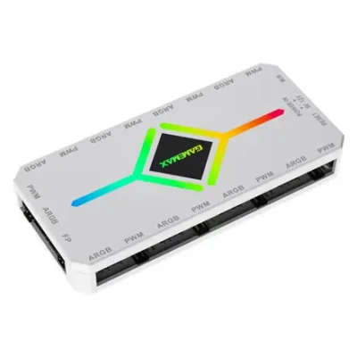 GameMax V4.0 ARGB PWM Hub BK  |  Fan & RGB Controller  |  White
