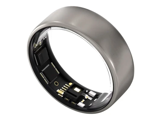Ultrahuman Ring AIR Smart Ring  |  Raw Titanium  |  Size 9