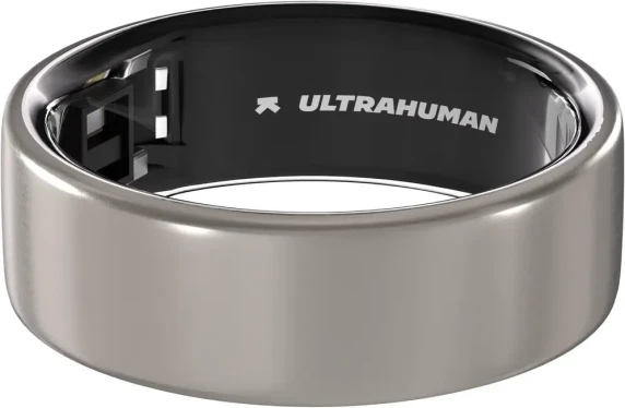 Ultrahuman Ring Air Raw Titanium Size 10  |  Ultrahuman