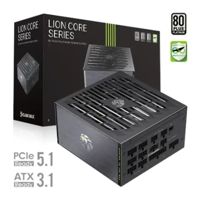 Gamemax PSU  |  LION CORE 1200P  |  1200 W  |  Platinum  |  Full Modular